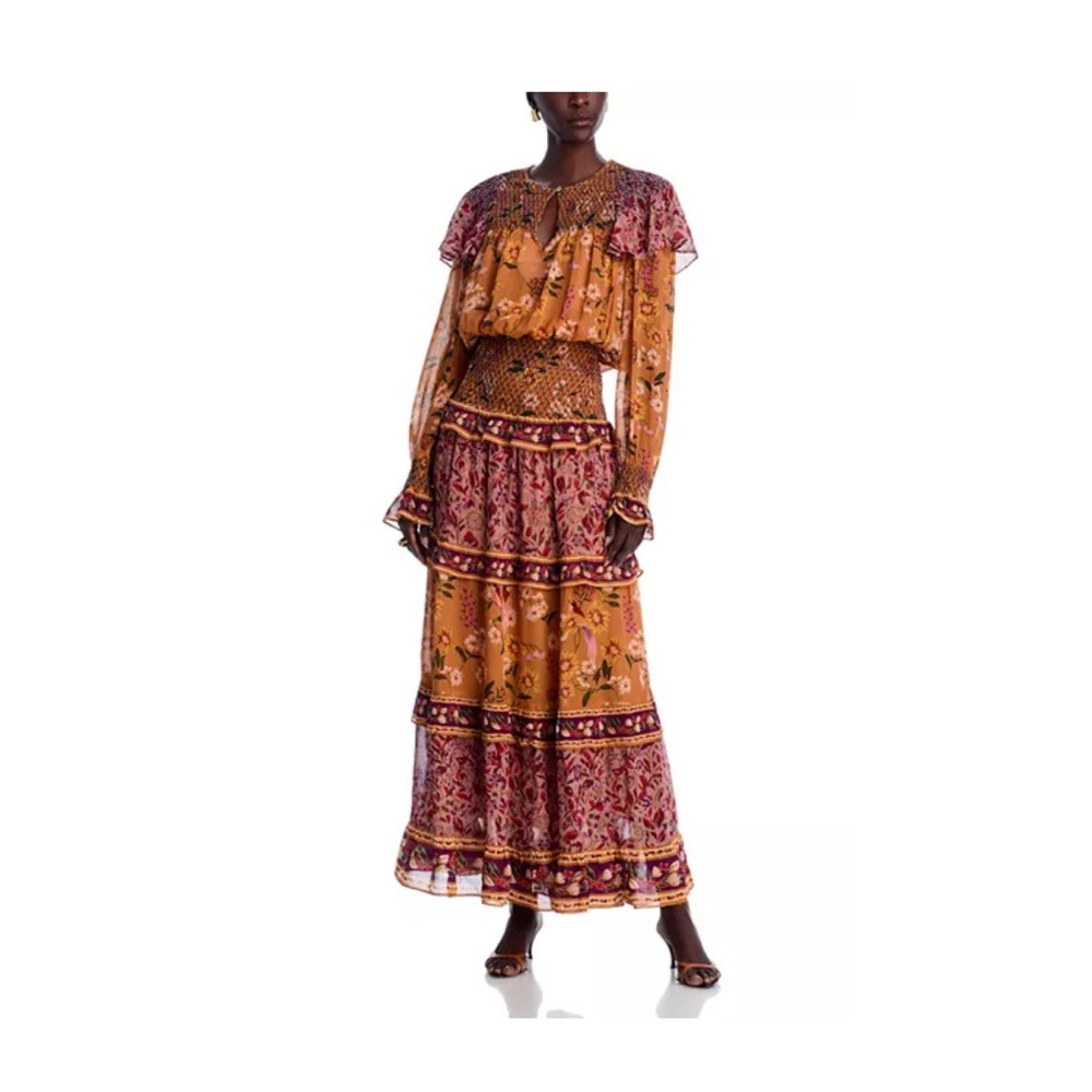 FARM Rio Smocked Maxi Dress